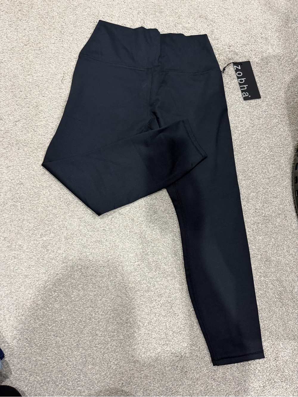 Zobha Black High-Waist Leggings